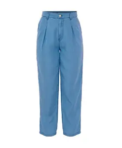 Прозрачные широкие джинсы Kocca, синий