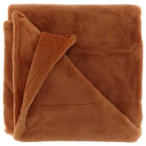 Покрывало Unique Living Klaas, 200x1x150 см цвет braun/rotbraun