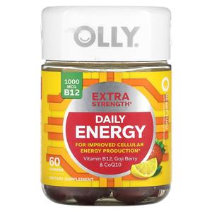 Добавка Olly Daily Energy Extra Strength, 60 жевательных конфет