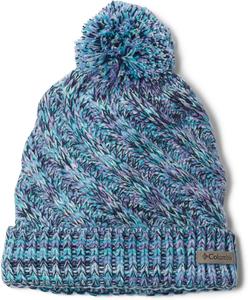 Columbia Girls Youth Bundle Up Beanie, Geyser, Sea Ice Ombre