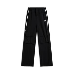 LINING Спортивные вязаные брюки женские черные Sports Life Collection