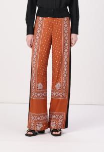 Брюки SPIRITO PANTALONE STAMPA BANDANA CON GEORGETTE Pinko, белый