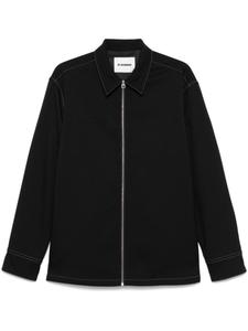 Рубашка на молнии Jil Sander, черный