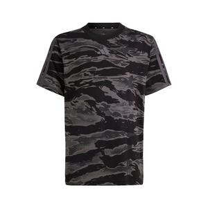Футболка Performance ADIDAS SPORTSWEAR Seasonal Essentials Camo Tee, черный
