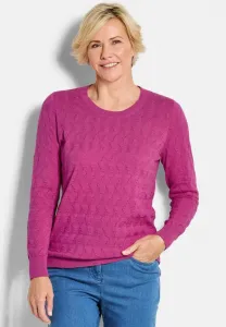 Пуловер с джемпером zickzackmuster Goldner, Berry