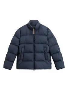 Стеганая куртка с высоким воротом WOOLRICH, синий