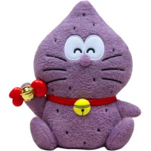 Doraemon Плюшевая кукла Shanghai Special Exhibition, Purple Sweet Potato Dolls, высота 22 см