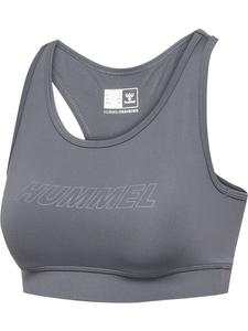 Футболка Hmlte Fundamental Sports Bra серого цвета Hummel
