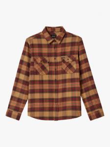 Боуэри фланелевая рубашка с длинным рукавом Brixton, Curry