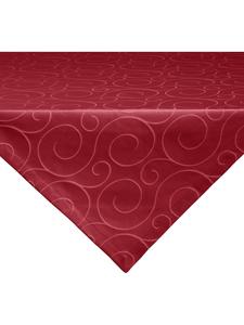 Erwin Müller Жаккардовая скатерть из смесовой хлопчатобумажной ткани Oberhausen рубинового цвета