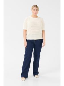 Свитер стандартной вязки KCmary цвета меловой KAFFE curve