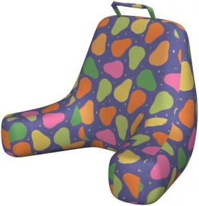 Наволочка для подушки для чтения Ambesonne «Груша», повторяющийся рисунок фруктов в стиле ретро-поп-арт, мягкая набивная наволочка, размер XL, многоцветная, небесно-голубая., Ceil Blue Multicolor