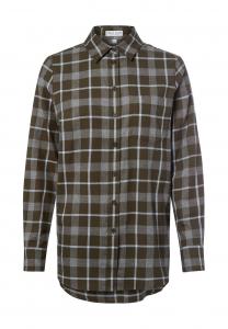 Блуза Marie Lund Button-down blouse, Oliv/Olive