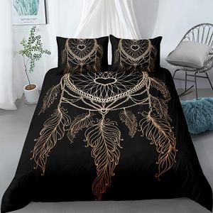 A1DFDFGOQSFG Комплект постельного белья красочное перьевое 3D принт домашний текстиль BS1328 Bs1367