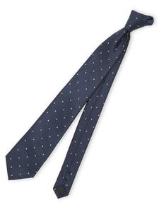Моющийся галстук в горошек, стандартный размер, ширина 8,0 см Mfeditorial, цвет 75 Navy Blue