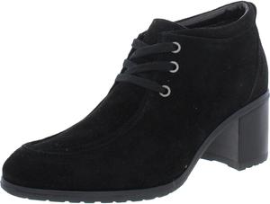 Женские замшевые ботильоны Naturalizer с застежкой на шнуровку, Black Suede