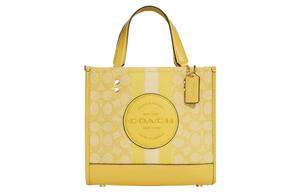 Сумка-шоппер Dempsey из кожи и жаккардовой ткани, шоппер, сумка, сумка через плечо, кроссбоди Trumpets для женщин COACH, basic set (bag+dust bag)