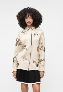 Блуза KARL LAGERFELD FLUID, Champagne/Beige