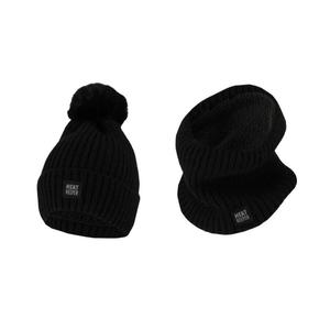 HEAT KEEPER Женский термокомплект – шапка/утеплитель для шеи – темно-синий – один размер