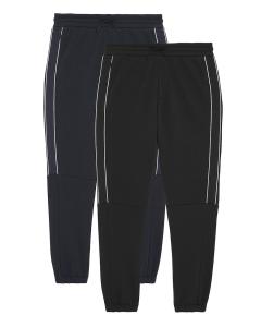 Зауженные брюки Lyle & Scott Tape Trackies, темно-синий/черный