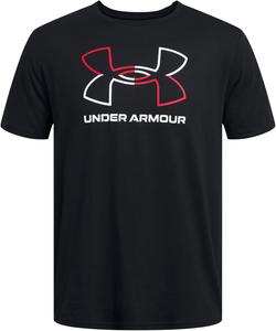 Футболка с коротким рукавом Under Armour Mens Global Foundation, (001) Black/Red/White