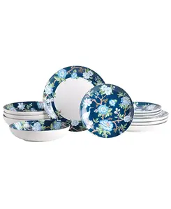 Набор столовых приборов Nightingale из 12 предметов, на 4 персоны 222 Fifth, blue