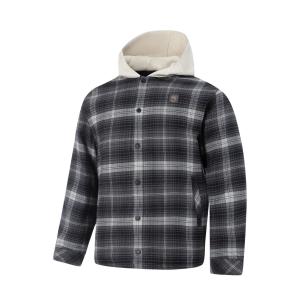 Мужская пуховая куртка из баскетбольной коллекции LiNing, черный combination plaid