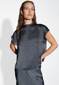 Блуза someday. WIDE FIT CRINKLE LOOK, Silver Moon/Light Grey