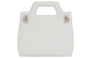 Ferragamo Кожаная сумка через плечо, кроссбоди, мини-сумка женская белая