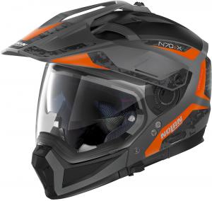 Шлем Nolan n70-2 x torpedo n-com, Black/Orange