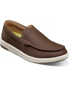 Мужские кроссовки Crossover Moc Toe Slip On Florsheim, коричневый