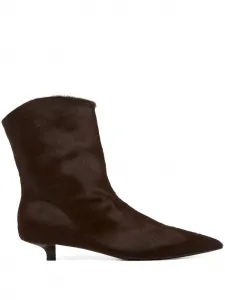 Фактурные сапоги с заостренным носком Marsèll