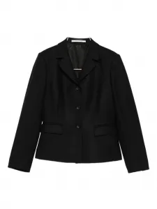 Шерстяной пиджак с тремя пуговицами TAGLIATORE, черный