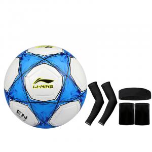 LINING Размер 5 мяч для футбола TPU бесшовный термосварка унисекс синий белый