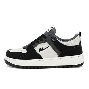 Кроссовки для скейтборда унисекс низкие бежево-черные WARRIOR, бежево-черные граффити