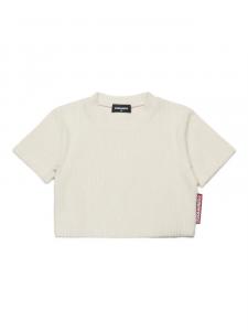 DSQUARED2 KIDS укороченная футболка, нейтральный