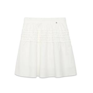 Повседневная короткая юбка женская KIRSH, белый