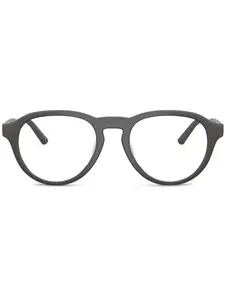 Очки R-8R в круглой оправе Oliver Peoples, серый