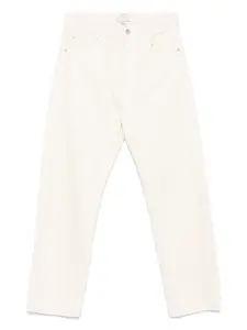 Хлопковые джинсы Studio Nicholson, белый