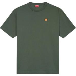 Футболка Boke Flower-patch Cotton KENZO, зеленый
