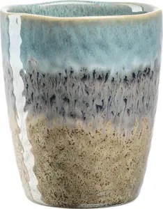 Кружка Leonardo Matera, чашка, керамика, синяя, антрацит, бежевый, 300 мл, 022818 Glaskoch