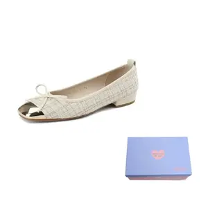 Xingdiman Женские повседневные туфли-лодочки экрю, цвет Ecru