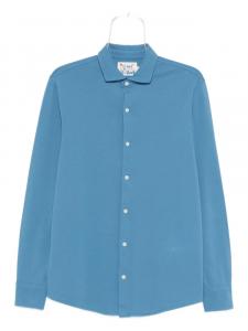 MC2 Saint Barth хлопковая рубашка, синий