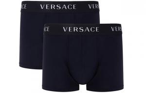 2 упаковки Трусы-слипы с логотипом VERSACE, Морской синий