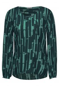 Блузка CECIL Blouse, цвет mint/dark green