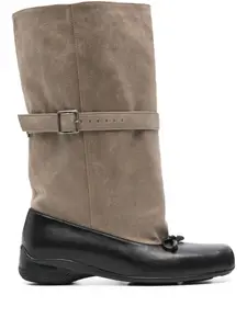 Сапоги с пряжками Open Yy, коричневый