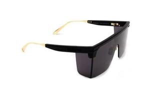 Солнцезащитные очки DIOR асимметричной формы унисекс черные