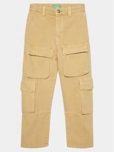 Тканевые брюки стандартного кроя United Colors Of Benetton, бежевый