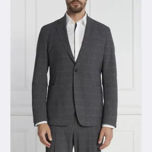 Элегантная куртка узкого кроя p-hanry-j Boss, черный