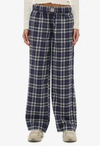 Проверьте эластичные брюки Superdry & Co, Navy Check